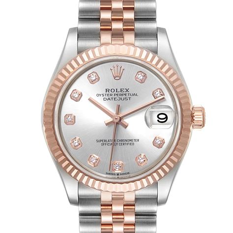 rolex 31mm rose gold|rolex datejust 31 watch.